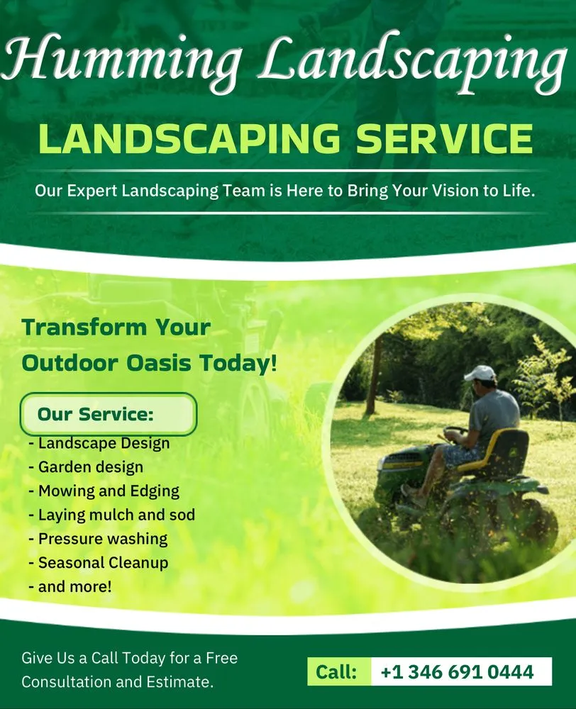 Trusted garden landscaping experts serving Rosenberg, TX - Humming Landscaping