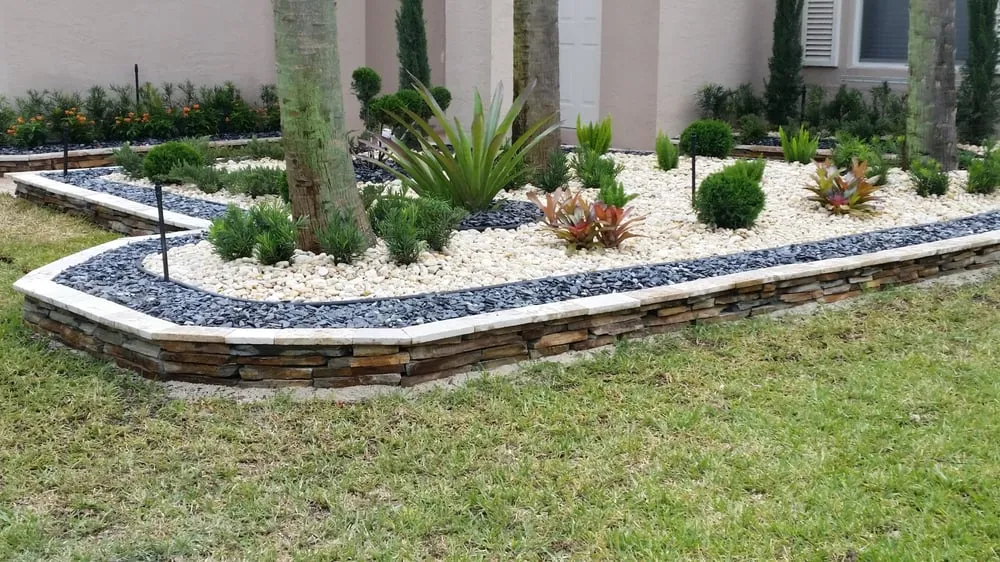 Expert garden landscaping for homes in Miramar, FL by Hummingbird Landscaping & Designs