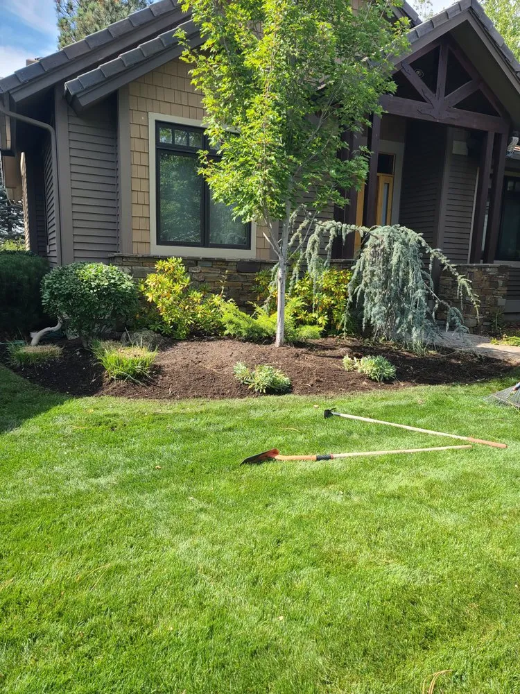Custom garden landscaping for outdoor upgrades in Bend, OR by Hummingbird Maintenance