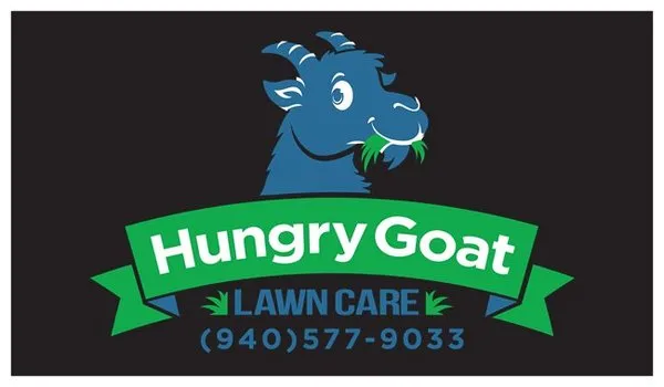 Hungry Goat Lawn Care Logo