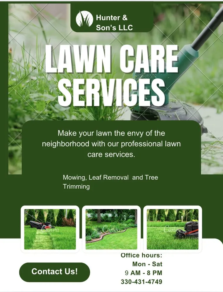 Custom yard cleanup service experts serving Akron, OH - Hunter & Son’s