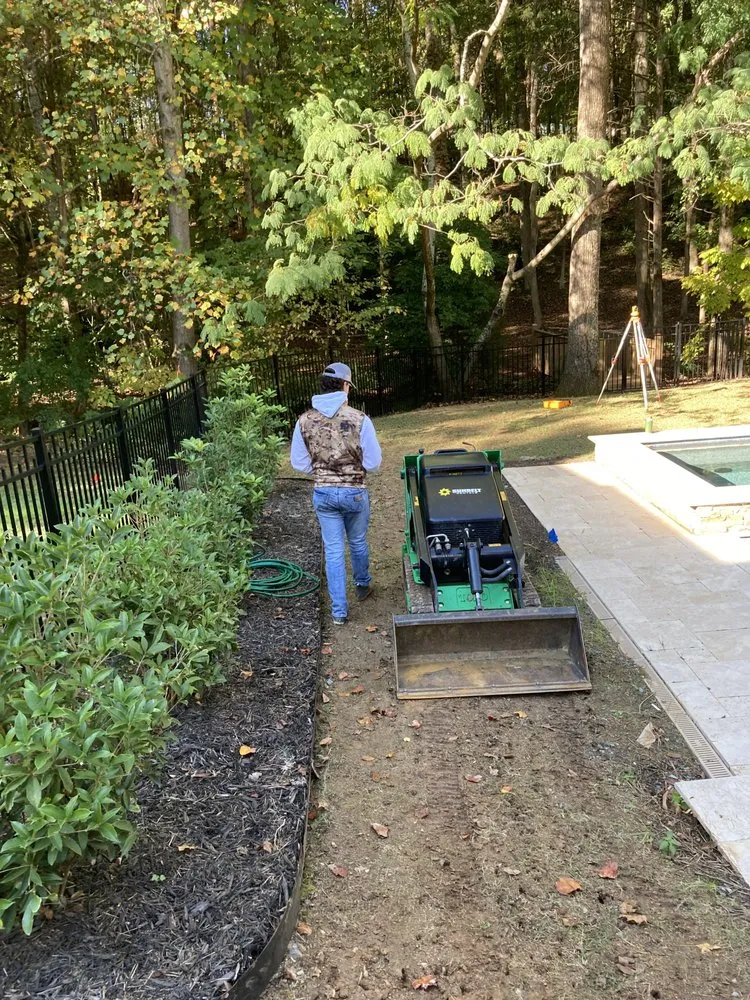 Expert garden landscaping in Charlotte, NC by Hunter Grounds Construction