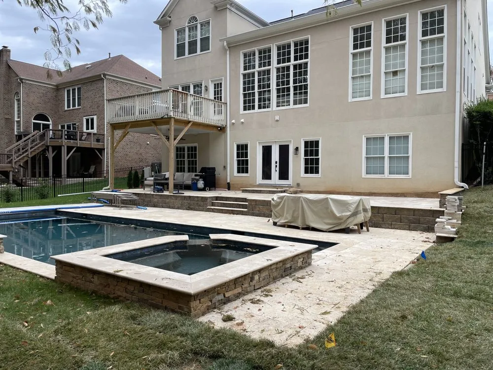 Professional landscaping services for outdoor upgrades in Charlotte, NC by Hunter Grounds Construction