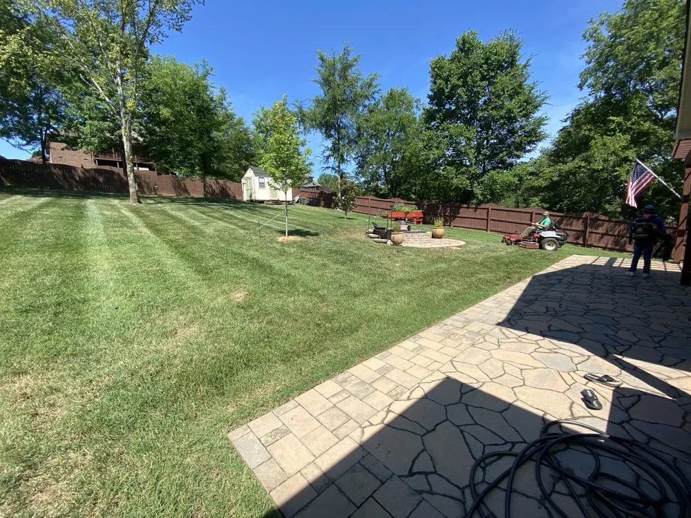 Custom landscape installation for year-round maintenance in Murfreesboro, TN by Hunter Landscaping