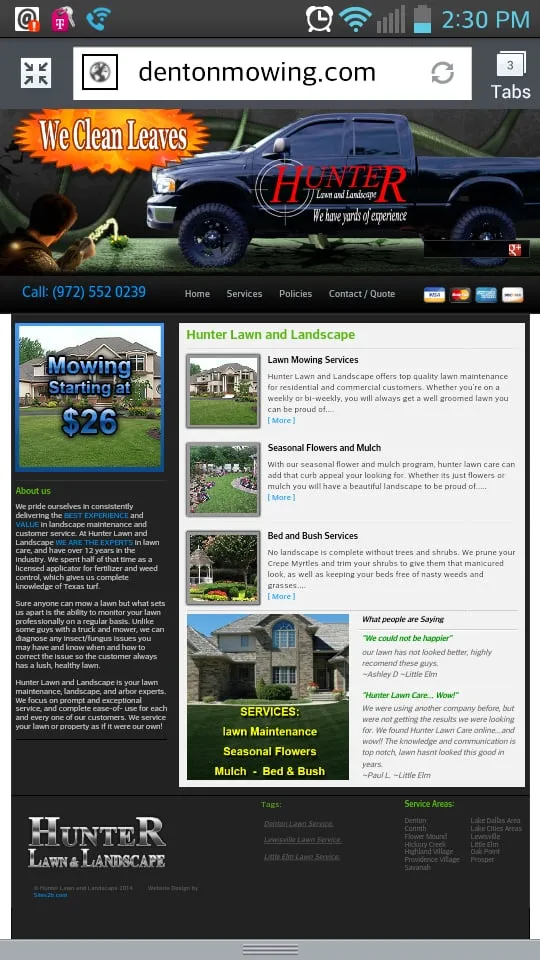 Reliable yard maintenance experts serving Lewisville, TX - Hunter Lawn & Landscape