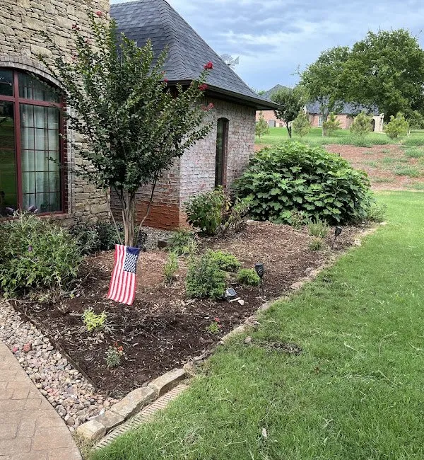 Expert outdoor landscaping in Edmond, OK by Hunter Lawn Services
