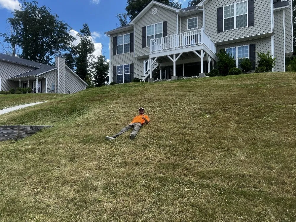 Custom lawn care service with custom design in Auburn, GA by Hunter Stinchcomb