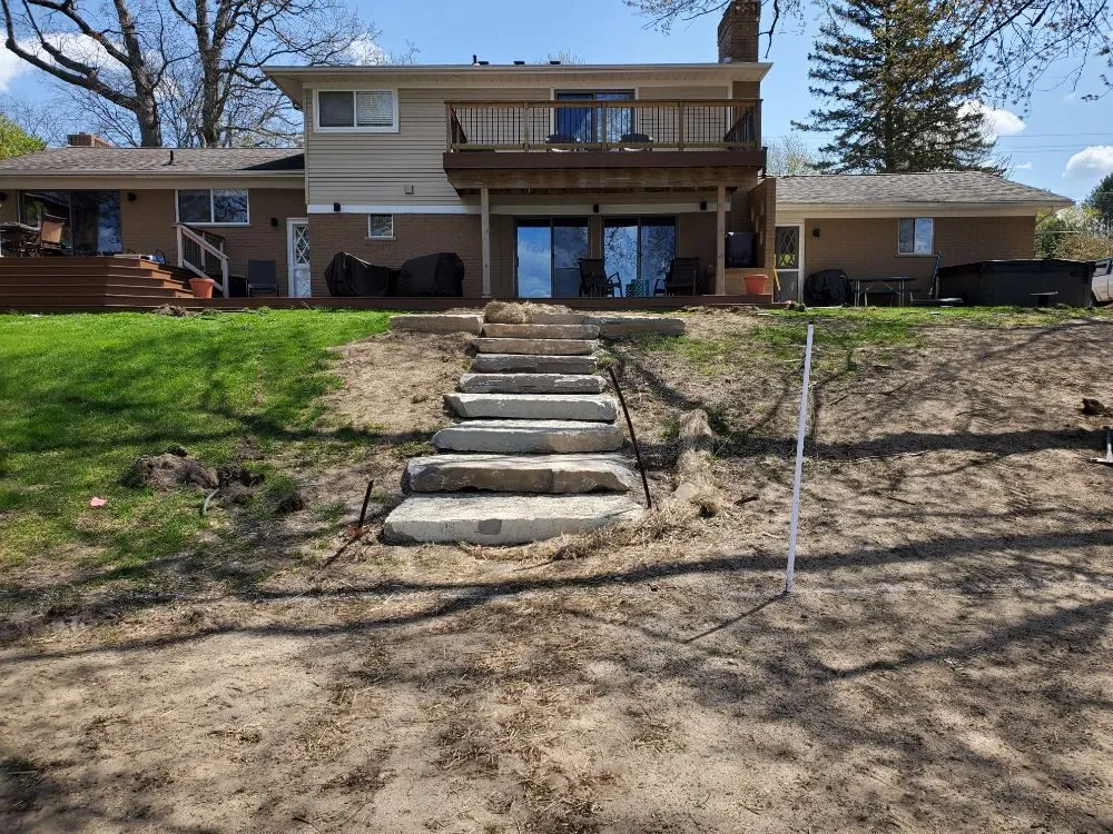 Top-rated garden landscaping in Clarkston, MI by Hunter's Irrigation