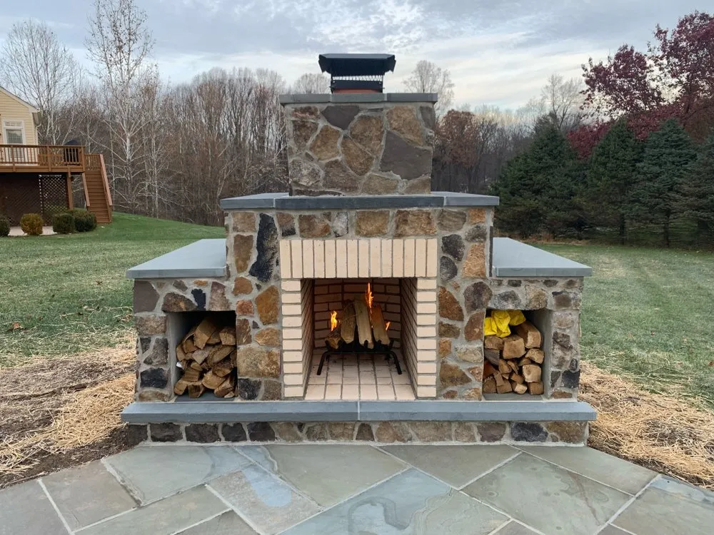 Local landscape installation in Germantown, MD by Hunter's Property Maintenance