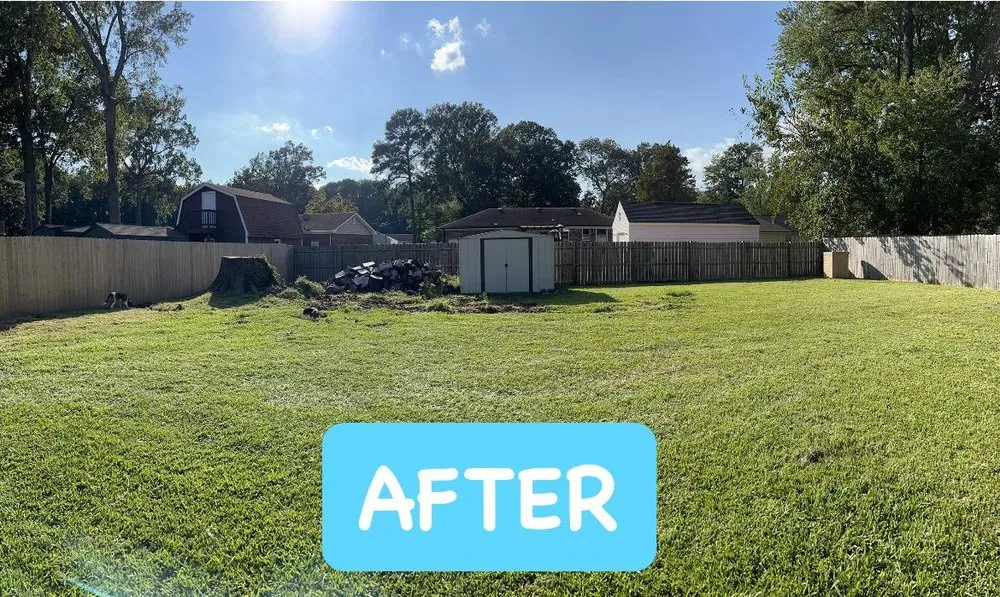 Affordable outdoor landscaping in Carrsville, VA by Hunter’s Tractor & Stump Grinding Services