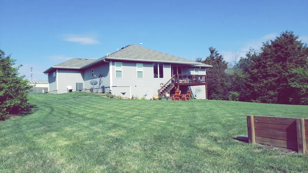 Custom garden landscaping in Topeka, KS by Hunter's Yard Maintenance