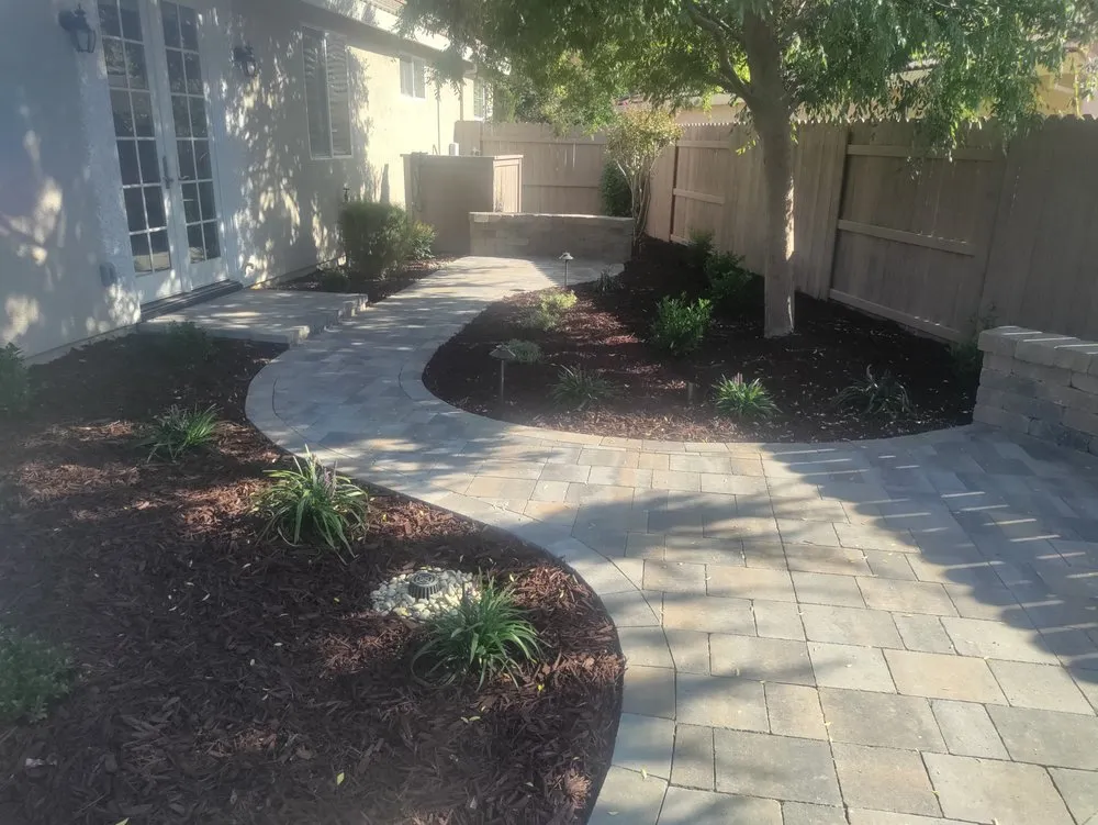 Custom lawn care service for outdoor upgrades in Cameron Park, CA by Hunt's Landscaping