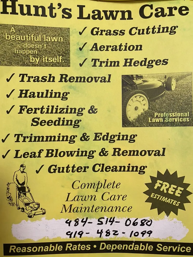 Affordable yard maintenance in Durham, NC by Hunt’s Lawn Care