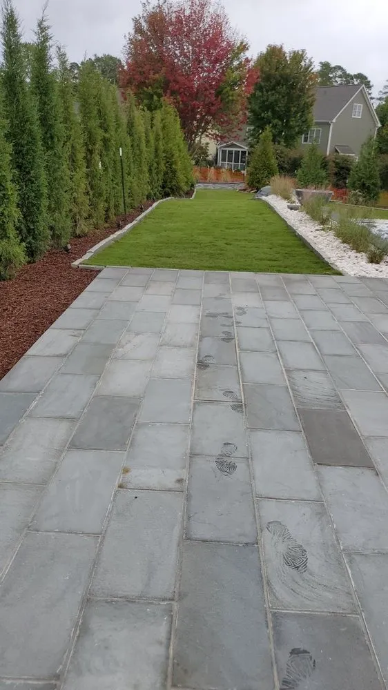 Professional lawn care service for outdoor upgrades in Raleigh, NC by HuntScapes