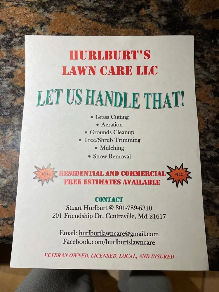 Affordable yard maintenance experts serving Centreville, MD - Hurlburt’s Lawn Care