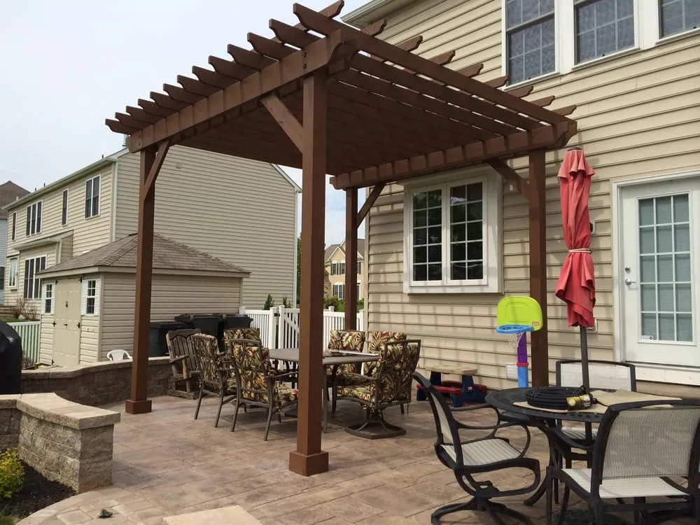 Custom landscape design in Emmaus, PA by Hursh's Landscaping