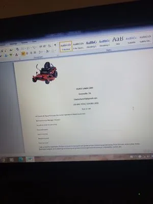 Hurst Lawn Care Logo