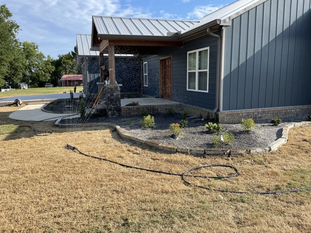 Expert outdoor landscaping for homes in Golden, MS by Hurst Lawn