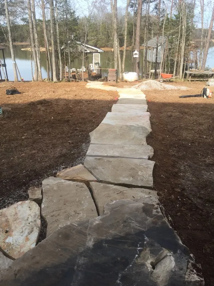 Custom landscape installation in Knoxville, TN by Hurtado Lawn Care