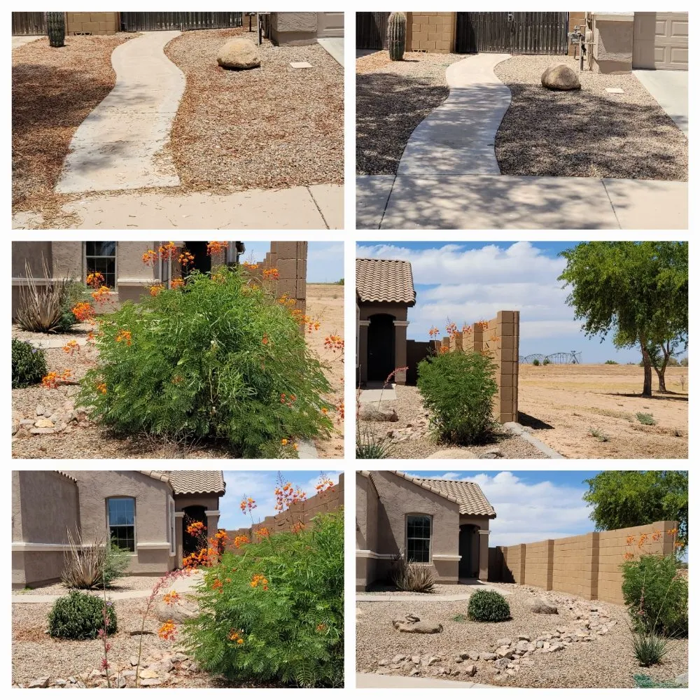 Custom landscaping services in Maricopa, AZ - Husband & Wife Landscape Team