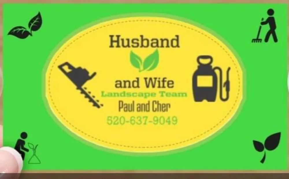 Local yard maintenance for beautiful yards in Maricopa, AZ by Husband & Wife Landscape Team