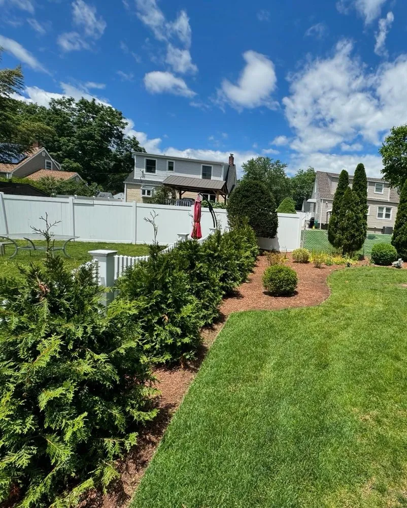 Custom landscape design in Fair Lawn, NJ by Husky Lawn Care