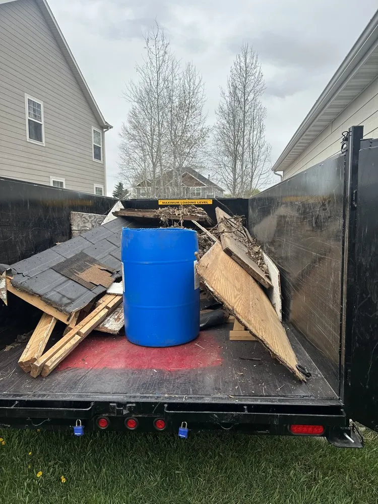 Custom yard maintenance in Belgrade, MT by Hustle Haulers