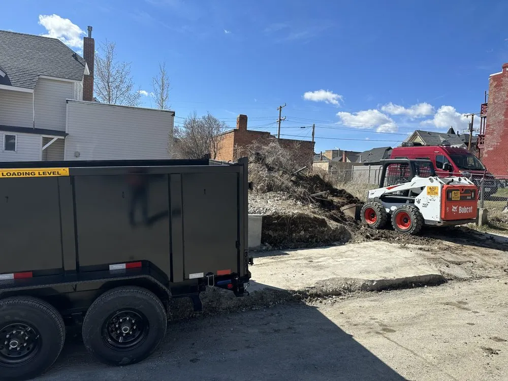 Custom yard cleanup service with custom design in Belgrade, MT by Hustle Haulers