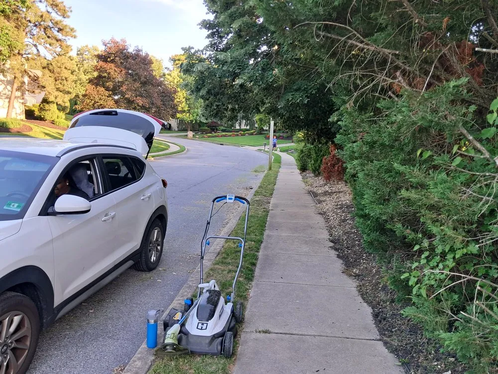 Local lawn mowing service for outdoor upgrades across Lindenwold, NJ - Hustle Innovations