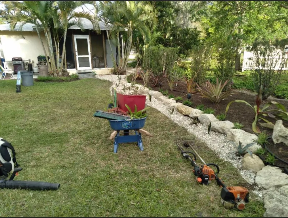 Top-rated landscape design with custom design across North Port, FL - Hustlin Landscaping