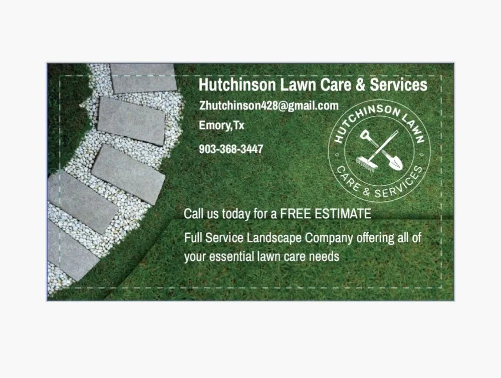 Local outdoor landscaping for beautiful yards across Edgewood, TX - Hutchinson Lawn Care & Services