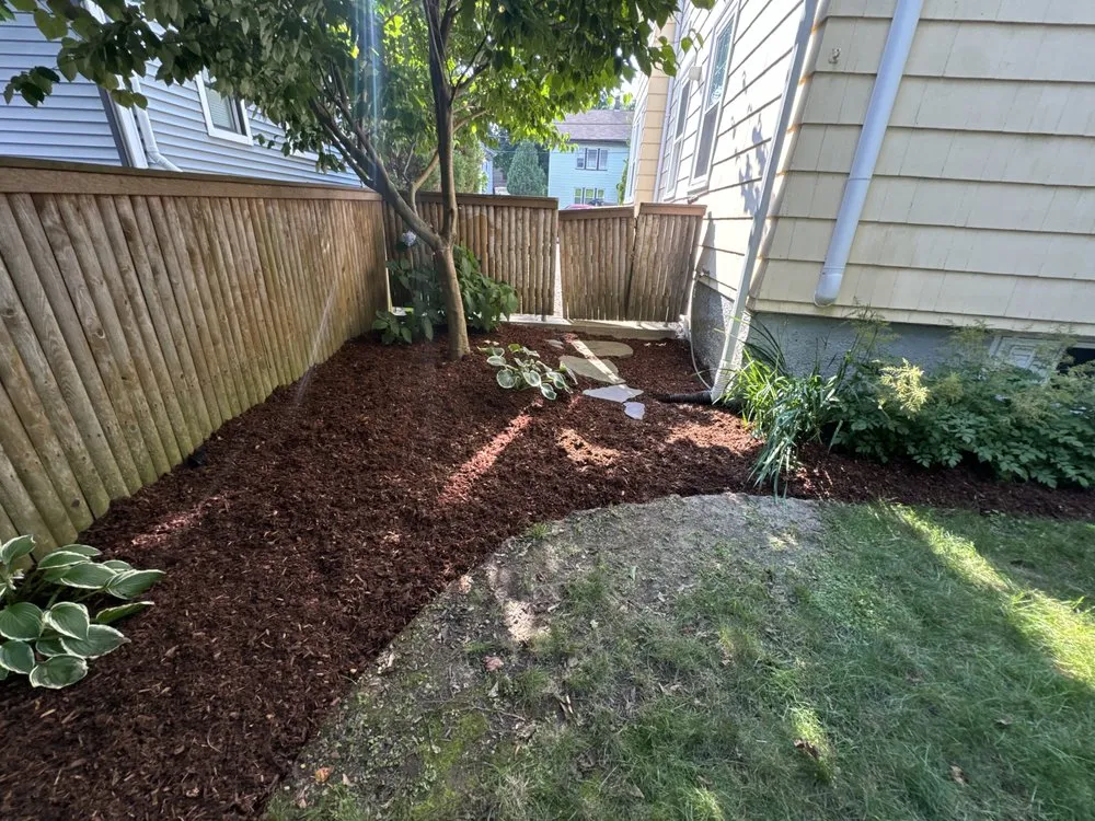 Reliable lawn care service with custom design in Providence, RI by H&V Landscaping