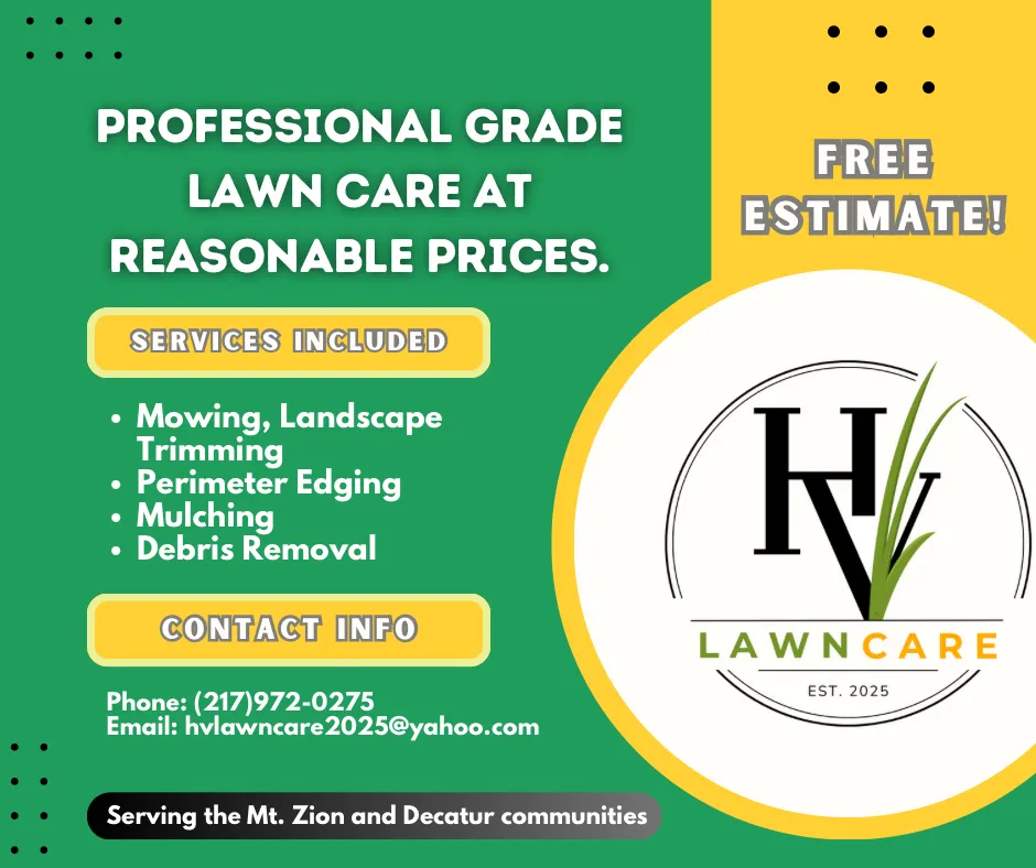 Expert residential landscaping in Mount Zion, IL by HV Lawn Care