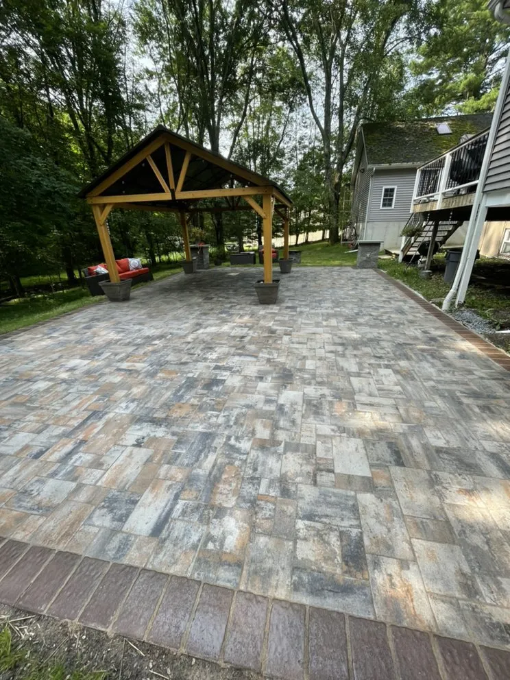 Expert garden landscaping with custom design in Middletown, NY by HV Property Maintenance