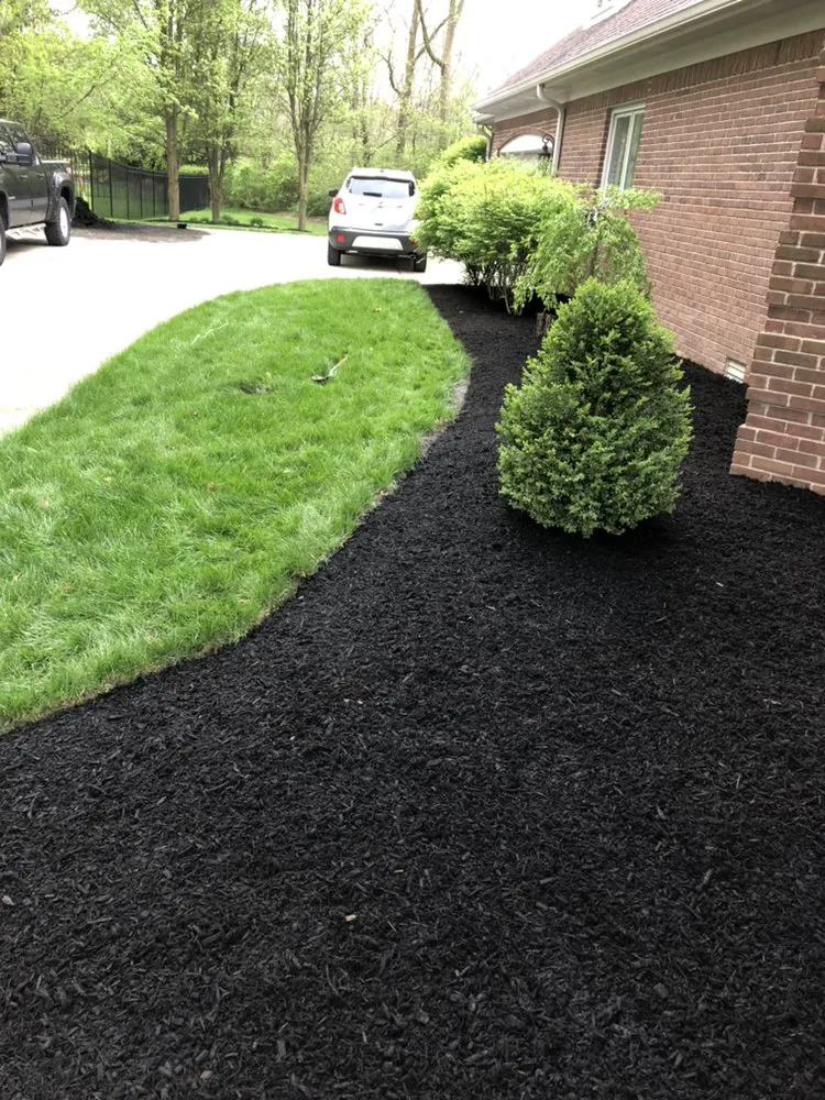 Custom garden landscaping in Avon, IN - HV Residential Services