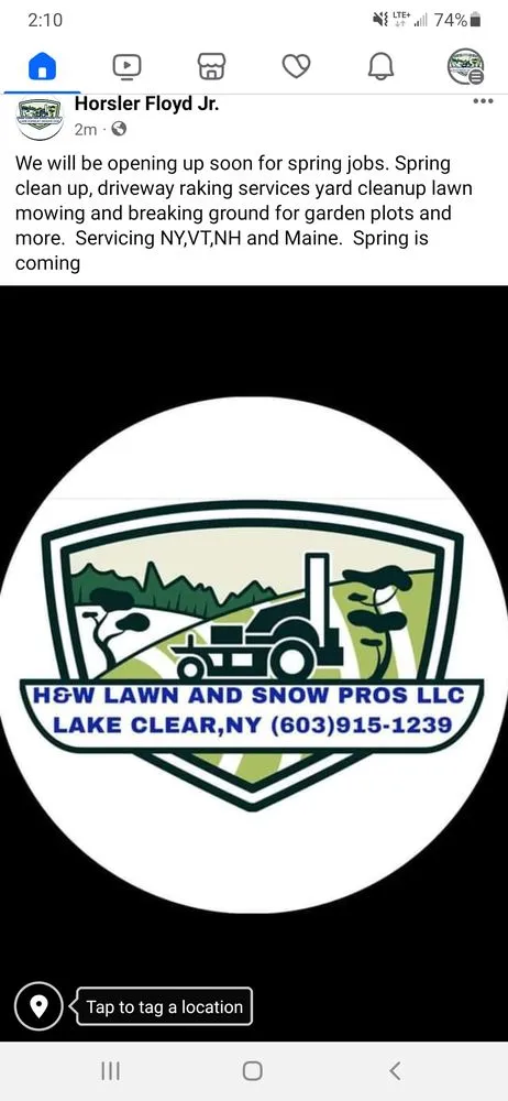 Professional landscape design for year-round maintenance in Lake Clear, NY by H&W Lawn And Snow Pros