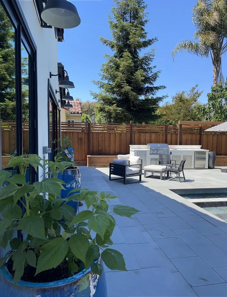 Reliable lawn mowing service with custom design across Cupertino, CA - HWH Home and Garden