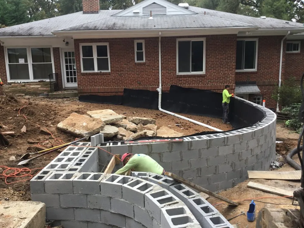 Local landscape installation in Silver Spring, MD - HWS Hardscape and Waterseal Solutions