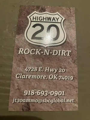 HWY 20 Rock-N-Dirt Logo