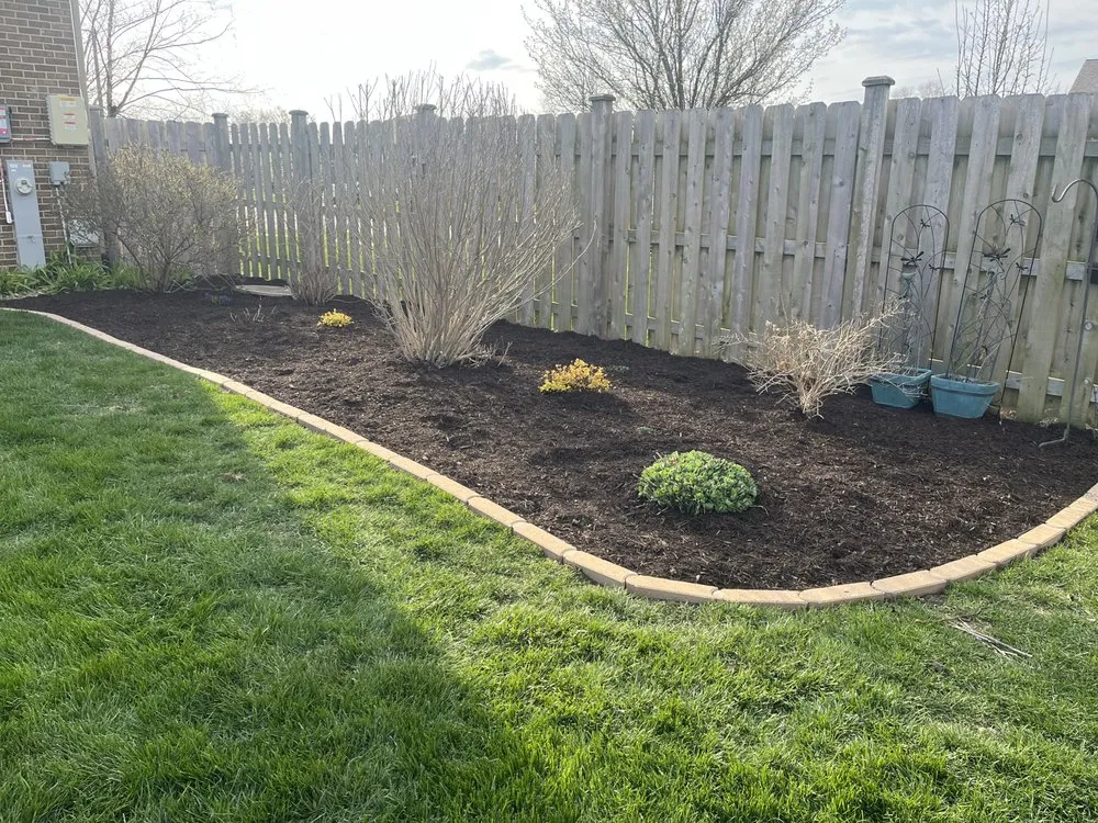 Professional yard cleanup service for homes in New Lenox, IL by Hy Tech Landscaping