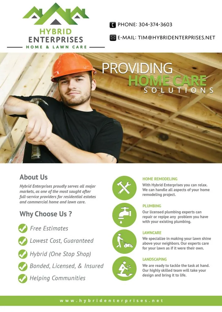 Affordable yard maintenance experts serving Weirton, WV - Hybrid Enterprises