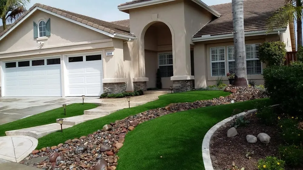 Affordable landscape installation for beautiful yards across Oceanside, CA - Hybrid Turf Corp California