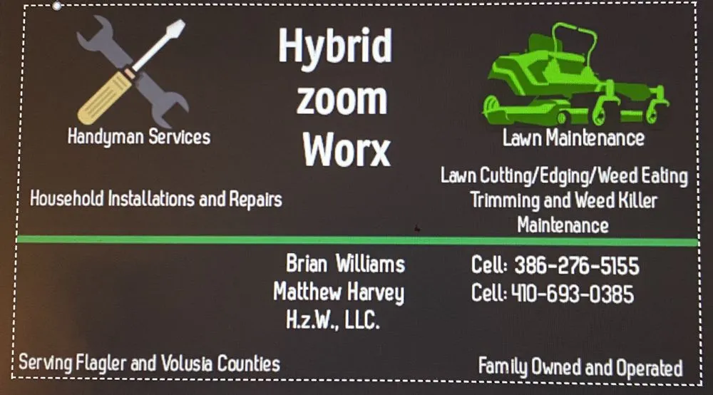 Reliable yard maintenance with custom design in Palm Coast, FL by Hybrid Zoom Worx