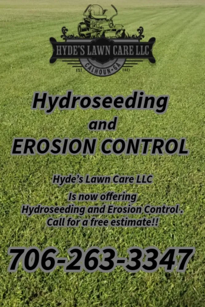 Trusted lawn mowing service for homes in Calhoun, GA by Hyde's Lawn Care