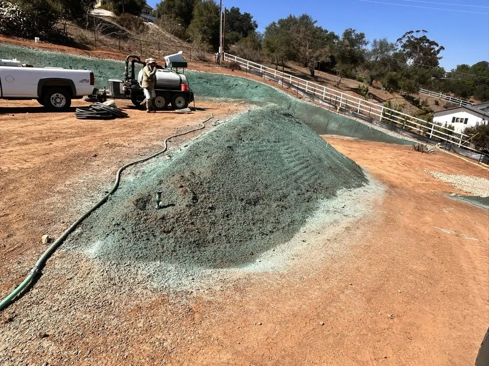 Custom landscape installation near you in Winchester, CA by Hydro Grow Hydroseeding