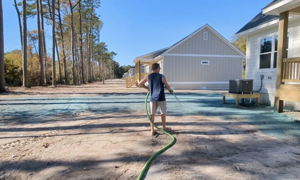 Professional residential landscaping in Wanchese, NC by HydrOBX