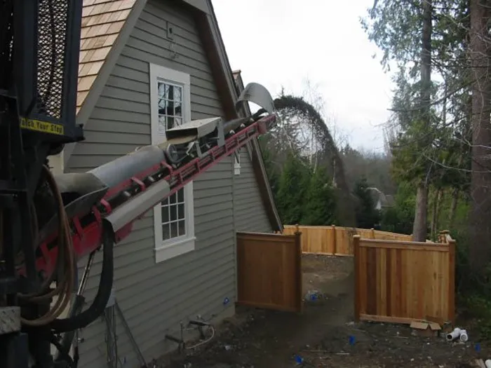 Local residential landscaping in Orting, WA by Hydroseeding & Bark Blowers