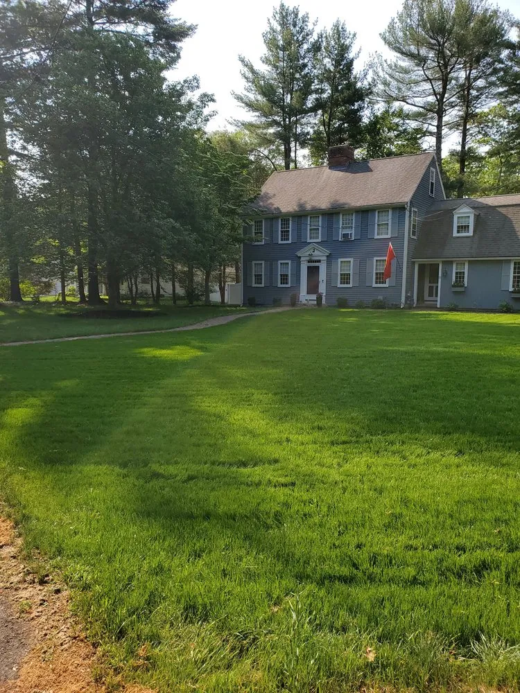 Affordable garden landscaping in Medfield, MA by Hydroseeding By Norman