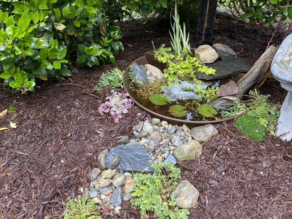 Trusted garden landscaping with custom design in Millsboro, DE by HydroZen Waterscapes