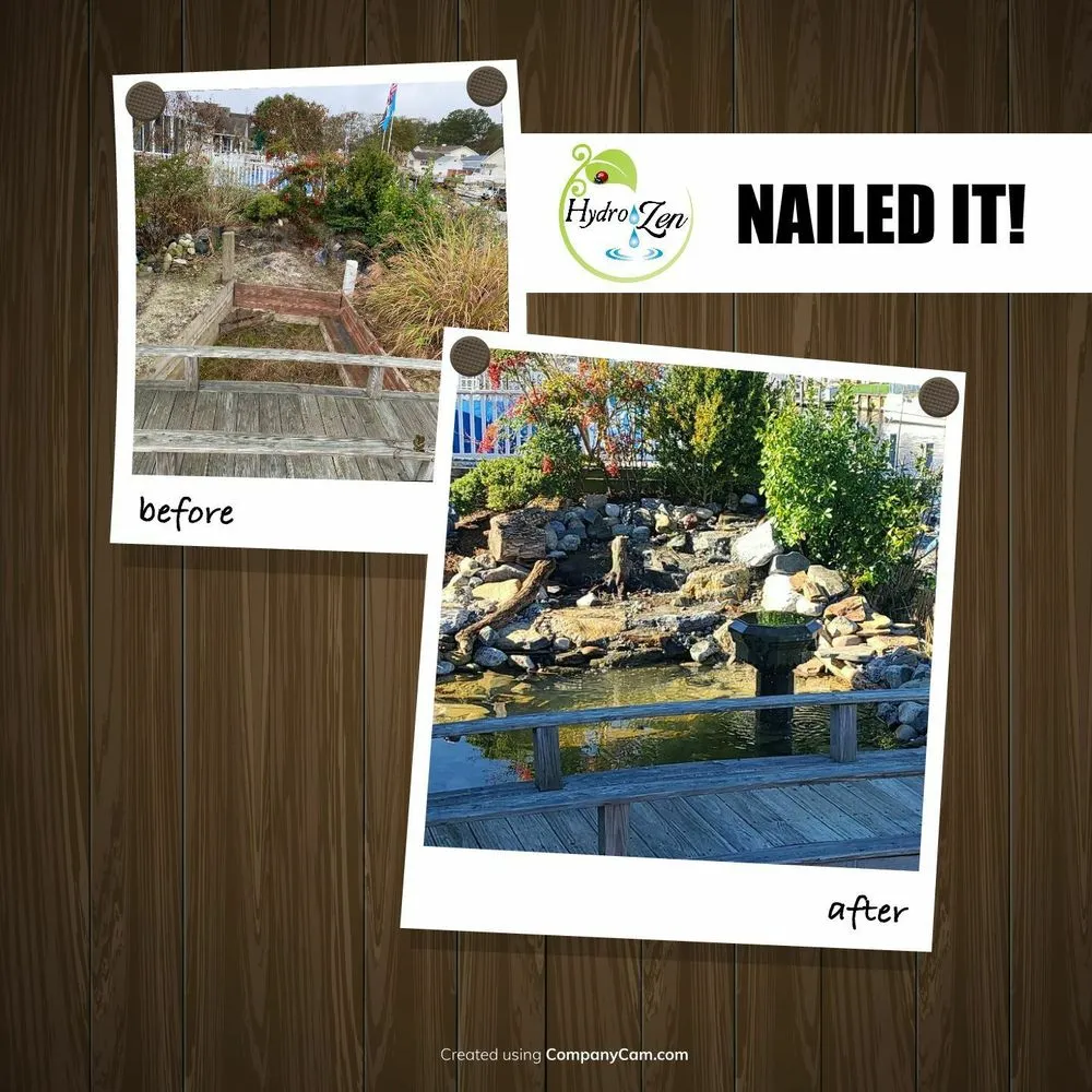 Reliable yard maintenance in Millsboro, DE by HydroZen Waterscapes